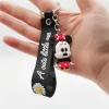 ⁦New Anime Disney Mickey Mouse Keychai Figure Toys Minnie Minnie Stitch Frozen Keychain Car Couple Bag Keychain Girl's Gift Toys⁩ - الصورة ⁦4⁩