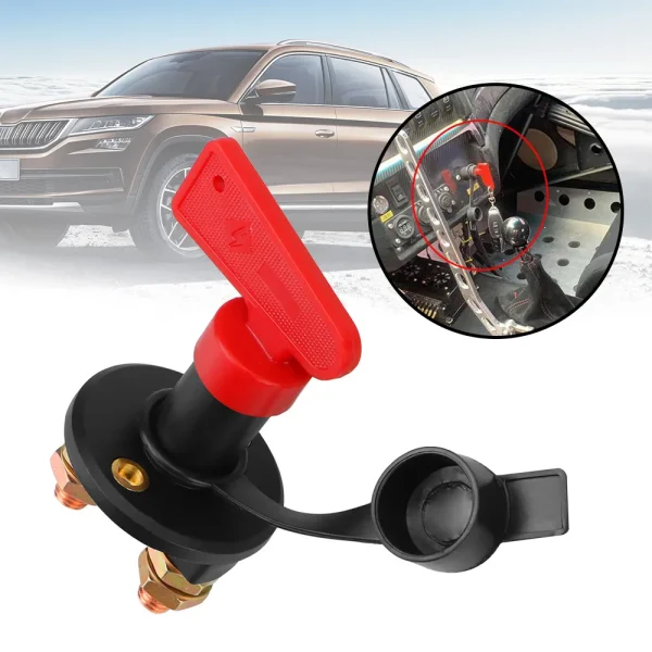 12V 24V Car Battery Switch Main Master Toggle Circuit Breaker Isolator Cut Off Tools Truck 4x4 Automobile Accessories Universal