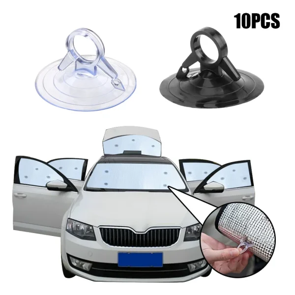 10/20pcs Car Fasteners Sunshade Suction Cup Strong Pull Ring Dovetail Fixed Kit PVC Caravan Off Road 4x4 Auto Accessories