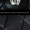 ⁦Cool Rivet Crown Short Plush Car Seat Covers Winter Soft Plush Universal Automobile Seat Cushion Pad Women Men Car Accessories⁩ - الصورة ⁦3⁩