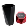 ⁦Car Interior Mini Trash Can Dustbin Garbage Bin Storage Case Bucket Push Lid Accessories Universal Caravan RV Truck Off Road 4x4⁩ - الصورة ⁦6⁩