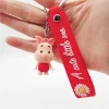 ⁦New Anime Disney Mickey Mouse Keychai Figure Toys Minnie Minnie Stitch Frozen Keychain Car Couple Bag Keychain Girl's Gift Toys⁩ - الصورة ⁦5⁩