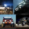 ⁦69W Led light bar barra car light For 4x4 23 led work bar offroad SUV ATV Tractor Boat Trucks Excavator 12V 24V led work light⁩ - الصورة ⁦3⁩