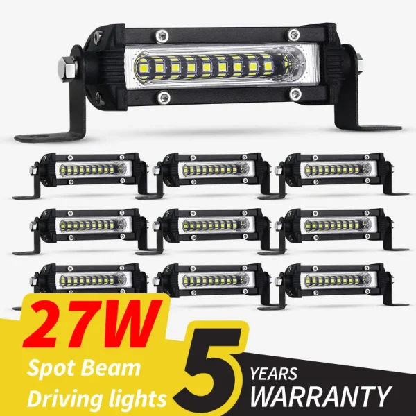 Offroad Spot Flood Combo Work Light for Truck Car SUV 4WD 4x4 Boat ATV Barra LED Headlights 12V 24V LED Bar