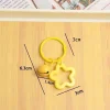 ⁦Cute Cartoon Ins Style Colorful Couple Small Flower Star Bell Car KeyChain Girl's Book Bag Satchel Pendant Jewelry Accessories⁩ - الصورة ⁦4⁩