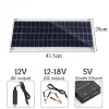 ⁦1000W Solar Panel 12V Solar Cell 10A-100A Controller Solar Plate Kit For Phone RV Car Caravan Home Camping Outdoor Battery⁩ - الصورة ⁦2⁩