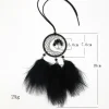 ⁦Dream Catcher Car Pendant Feather Creative Interior Rearview Mirror Decor Girl's Gift Wall Pendant Gift Cute Car Accessories⁩ - الصورة ⁦6⁩