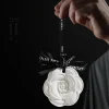 ⁦2/1pcs Camellia Solid Aromatherapy Advanced Fruit Fragrance Flower Fragrance Car Interior Home Wardrobe Hanging Air Freshener⁩ - الصورة ⁦6⁩