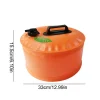 ⁦Collapsible Water Container Large Foldable Portable Water Tank Reinforced Handles Non-slip Camping Water Storage Carrier With⁩ - الصورة ⁦6⁩