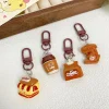 ⁦Cute Coffee Shop Accessories Key Chain Sweet Girls Bag Pendant Trinket INS Girl's Car Key Chain⁩ - الصورة ⁦4⁩