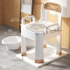 ⁦Non-Slip Collapsible Toilet Seat Household Portable Adult Potty Chair Suitable for Elderly and Pregnant Women⁩ - الصورة ⁦5⁩