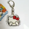 ⁦Sanrio Hello Kitty Keychain Fashion Acrylic Keychains Gift for Women Bag Pendant Jewelry Trinket Girl's Car Key Ring Key Chain⁩ - الصورة ⁦4⁩