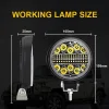 ⁦4" 102W Car LED Bar Work Light Spot Flood Fog Headlights For Truck Boat ATV Jeep Tractor OffRoad 4x4 Barra Suv Driving Auto⁩ - الصورة ⁦5⁩