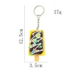 ⁦1PC PVC Mini Ice Cream Keychain Sweet Food Model Photography Props Men's Car Keychain Backpack Accessories Girl's Gift⁩ - الصورة ⁦3⁩