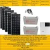 ⁦Solar Panel Kit Complete 3000W 110v 220V Battery Charger MPPT Hybrid Inverter Car Camping Caravan Boat Light Off Grid System RV⁩ - الصورة ⁦6⁩