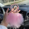 ⁦Dream Catcher Car Pendant Feather Creative Interior Rearview Mirror Decor Girl's Gift Wall Pendant Gift Cute Car Accessories⁩ - الصورة ⁦3⁩