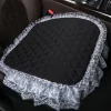 ⁦Cute Flax Car Seat Cover Lace Front Cushion Pad Auto Chair Car Seat Protector For Lady Girl Women 7 Colors Non-slip silicone⁩ - الصورة ⁦3⁩