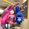 ⁦Disney Stitch Toys Keychain Anime Figure Stitch Pendant Keychain Sweet Pink Keychains Women Car Keyring Girl's Birthday Gifts⁩ - الصورة ⁦5⁩