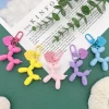 ⁦Cute Cartoon Y2K Style Balloon Dog Key Chains Acrylic Car Keychain Girl's Book Bag Satchel Pendant Jewelry Accessories keyrings⁩ - الصورة ⁦3⁩