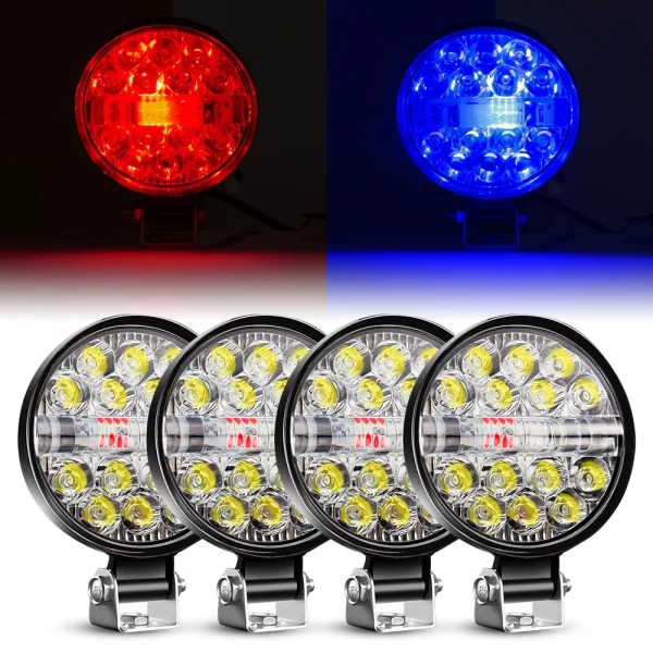 LED Light 12V 24V Mini LED Work Light Spotlight for Jeep Truck Car SUV ATV Barra LED Headlights 4X4 Off Road