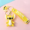 ⁦Lilo &Stitch Key Chain Anime car keychain Girl's birthday gift keyring Stitch Toy pendant keychain Giving gifts to boys⁩ - الصورة ⁦2⁩