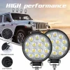 ⁦NLpearl 3 Inch LED Work Light 42W LED Bar Spotlight For Car 4x4 Offroad SUV ATV Tractor Boat Truck 12V 24V Barra LED Headlights⁩ - الصورة ⁦2⁩