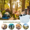 ⁦Collapsible Water Container Large Foldable Portable Water Tank Reinforced Handles Non-slip Camping Water Storage Carrier With⁩ - الصورة ⁦3⁩