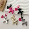 ⁦Fashion Keychain Punk Y2K Balloon Dog Keychains for Women Bag Pendant Jewelry Trinket Girl's Car Key Ring Key Chain Accessories⁩ - الصورة ⁦3⁩