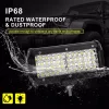 ⁦72W 120W 144W Light Bar Work Light Spotlight LED Light Bar for Truck Driving Offroad Car Tractor SUV ATV barra led 4x4 off road⁩ - الصورة ⁦3⁩