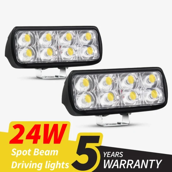 LED Light Bar 42W 48W Mini LED Work Light Spotlight for Jeep Truck Car SUV ATV Barra LED Headlights 4X4 Off Road 12V 24V