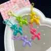 ⁦Mini Candy Colors Fashion Keychain Y2K Colorful Balloon Dog Keychains for Women Bag Pendant Jewelry Trinket Girl's Car Key Ring⁩ - الصورة ⁦4⁩