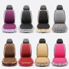 ⁦Winter Warm Lace Car Seat Cover Velvet Plush Seat Cushion Pad Auto Chair Car Seat Backrest Protector Mat For Lady Girl Women⁩ - الصورة ⁦2⁩