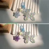 ⁦Colorful Laser Night Light Punk Jelly Balloon Dog Keychains for Women Bag Pendant Jewelry Trinket Girl's Car Ring Chain Gifts⁩ - الصورة ⁦2⁩