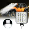 ⁦2PCS 48W LED Bar Offroad 4X4 Spotlight 12V 24V Work Light Bar For Jeep Truck Car Tractor SUV ATV Barra LED Headlights⁩ - الصورة ⁦4⁩