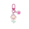 ⁦Fashion Sweet Cute Tulip Flowers Key Chain For Women Bag Backpack Pendant Jewelry Trinket Girl's Car Key Ring Keychain⁩ - الصورة ⁦3⁩