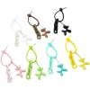 ⁦keychain jelly Balloon Dog Keychains Fashion Kawaii Cute Jewelry Women Bag Pendant Jewelry Trinket Girl's Car Key Ring Key Chain⁩ - الصورة ⁦5⁩