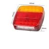 ⁦12V Taillight Turn Signal Indicator 26 LEDTail Light Car Number Plate Light Rear Reverse Brake Stop Lamp Trailer Truck Caravan⁩ - الصورة ⁦4⁩