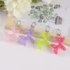 ⁦Fashion Keychain Punk Jelly Balloon Dog Keychains for Women Bag Pendant Jewelry Trinket Girl's Car Key Ring Key Chain⁩ - الصورة ⁦5⁩