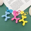 ⁦Cute Cartoon Y2K Style Balloon Dog Key Chains Acrylic Car Keychain Girl's Book Bag Satchel Pendant Jewelry Accessories keyrings⁩ - الصورة ⁦4⁩