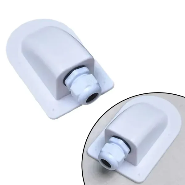 Single Wire Motorhome Caravan Boat Junction Box Roof Wire Entry Cable Connector Holder Entry Gland Box Camper Accessories