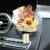 ⁦Car Air Outlet Perfume Decoration Immortal Dried Bouquet Small Fresh Air Conditioning Mouth Gypsophila paniculata Fragrance Clip⁩ - الصورة ⁦4⁩