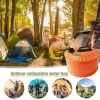 ⁦Collapsible Water Container Large Foldable Portable Water Tank Reinforced Handles Non-slip Camping Water Storage Carrier With⁩ - الصورة ⁦4⁩