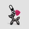 ⁦Fashion Keychain Punk Y2K Balloon Dog Keychains for Women Bag Pendant Jewelry Trinket Girl's Car Key Ring Key Chain Accessories⁩ - الصورة ⁦4⁩