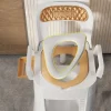 ⁦Non-Slip Collapsible Toilet Seat Household Portable Adult Potty Chair Suitable for Elderly and Pregnant Women⁩ - الصورة ⁦4⁩