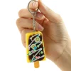 ⁦1PC PVC Mini Ice Cream Keychain Sweet Food Model Photography Props Men's Car Keychain Backpack Accessories Girl's Gift⁩ - الصورة ⁦2⁩