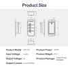 ⁦Quick Charger PD Dual USB Panel Car Charger Socket 3.1A 12V/24V USB Charger Outlet Power Adapter for Camper Caravan Accessories⁩ - الصورة ⁦6⁩