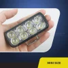 ⁦LED Light Bar 42W 48W Mini LED Work Light Spotlight for Jeep Truck Car SUV ATV Barra LED Headlights 4X4 Off Road 12V 24V⁩ - الصورة ⁦3⁩