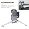 ⁦Portable Gas Adapter Tripod: Butane Canister Connector for Collapsible Stove, Lamp Tank Stand - Ideal Camping Accessory⁩ - الصورة ⁦6⁩