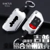 ⁦2024 Aluminum Allo Luxury Car Key Bag Cover Key Purse Keychain for Jeep's 2018 Car Accessories Case for Men and Women⁩ - الصورة ⁦3⁩