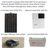 ⁦Flexible Solar Panel Kit Complete With Battery 5000W 5KW 220v 110V MPPT Hybrid Inverter Off Grid Home 4HP Car Caravan Camping⁩ - الصورة ⁦3⁩